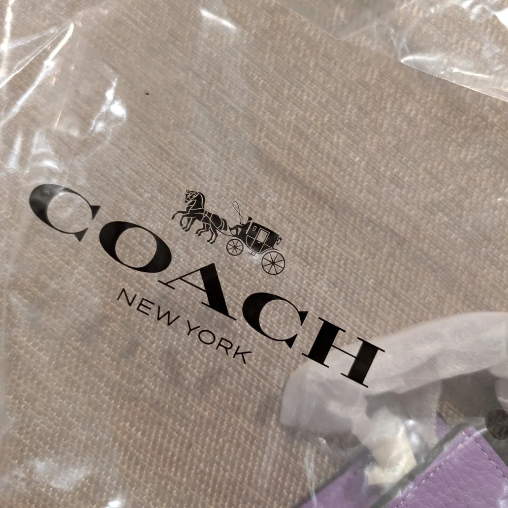 Authentic Purple Coach Crossbody Bag